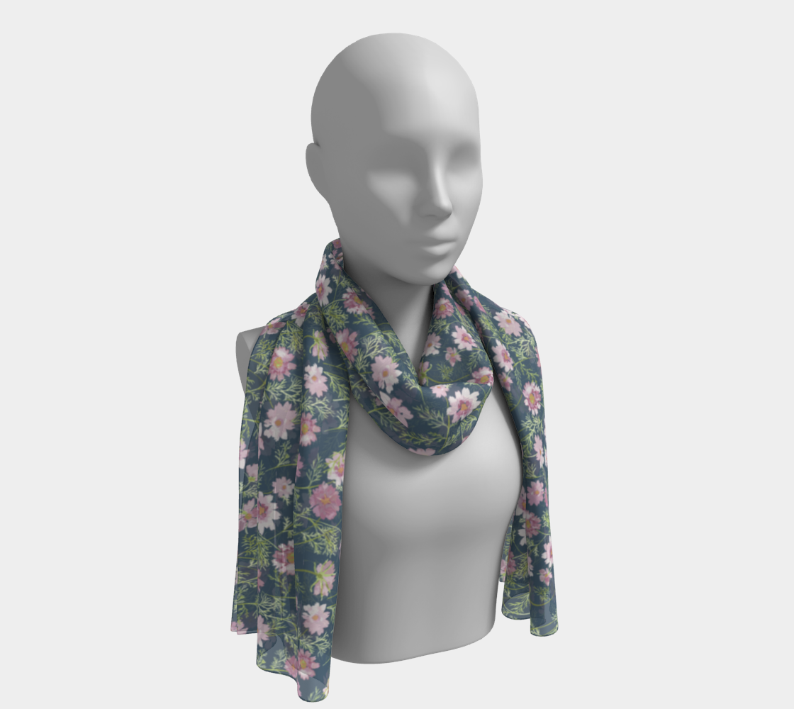 Scarf & Shawl in Airy Cosmos