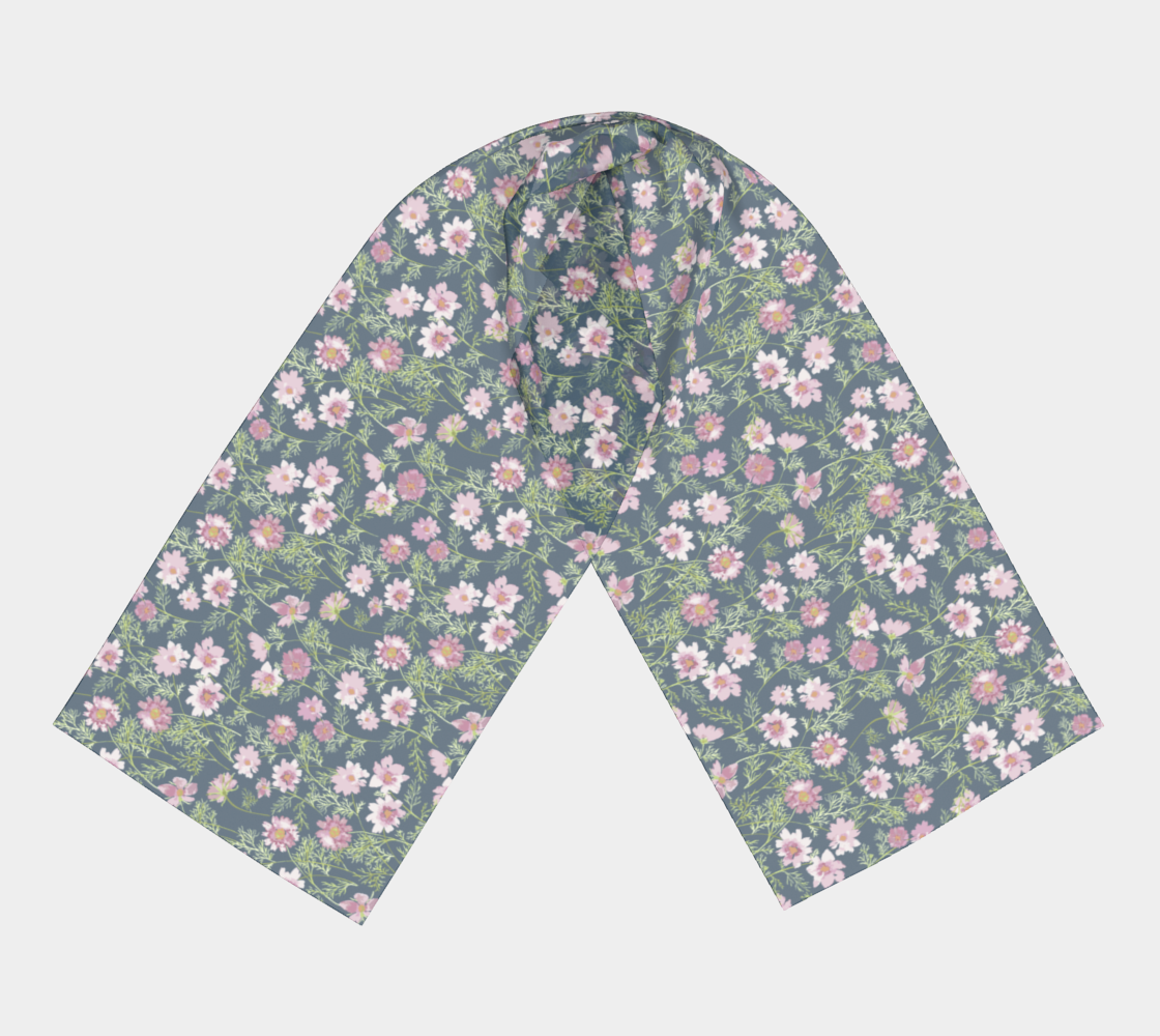 Scarf & Shawl in Airy Cosmos