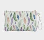 Clutch/Makeup bag with Featherlight pattern