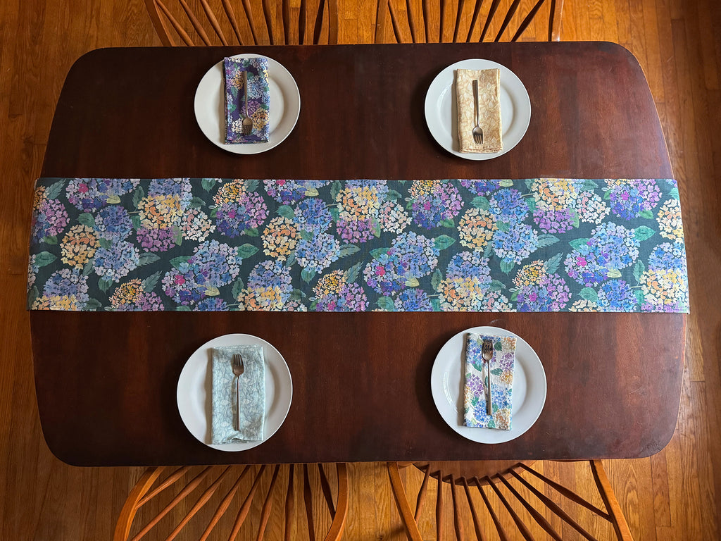 Endless Hydrangea Table Runner