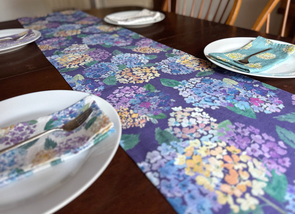 Endless Hydrangea Table Runner