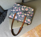 Vegan Leather Carryall Tote – Airy Cosmos