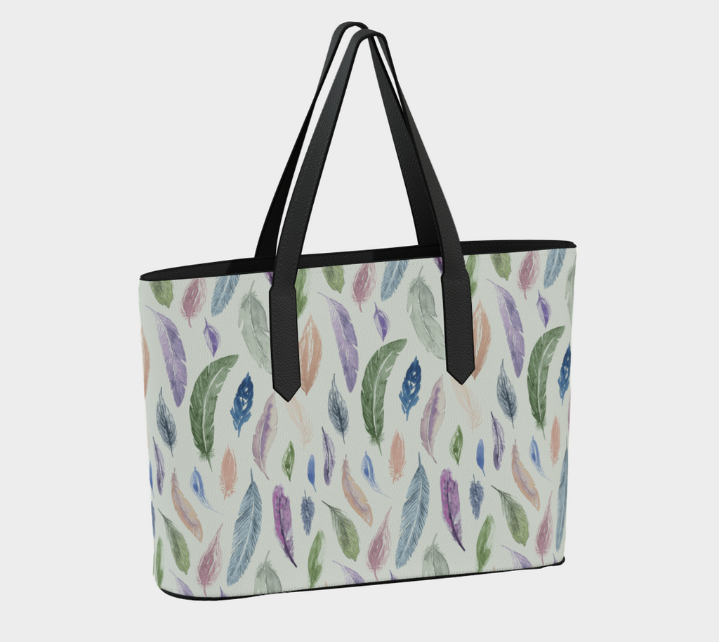 Vegan Leather Carryall — Boho Feathers