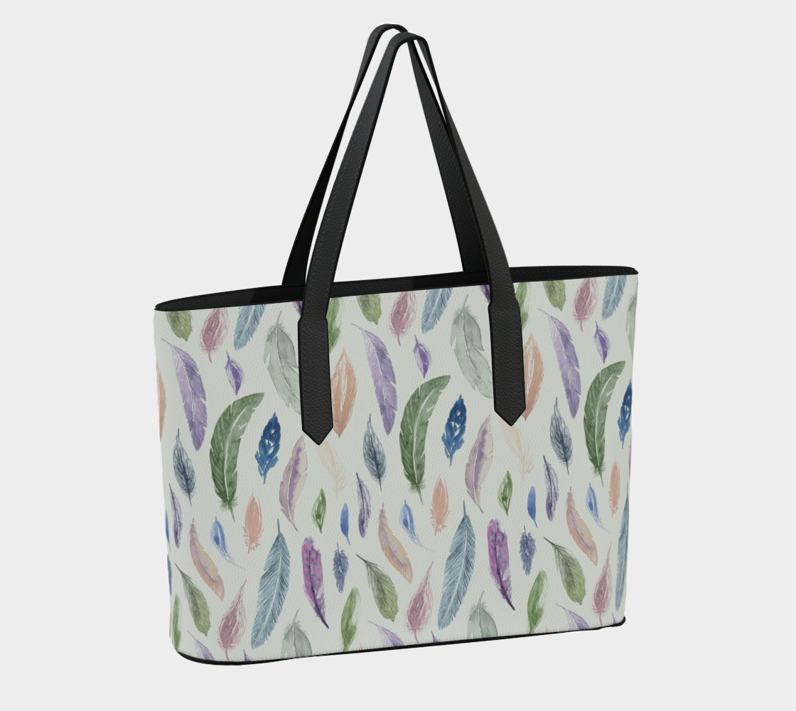 Vegan Leather Carryall — Boho Feathers