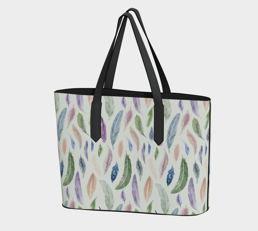 Vegan Leather Carryall — Boho Feathers